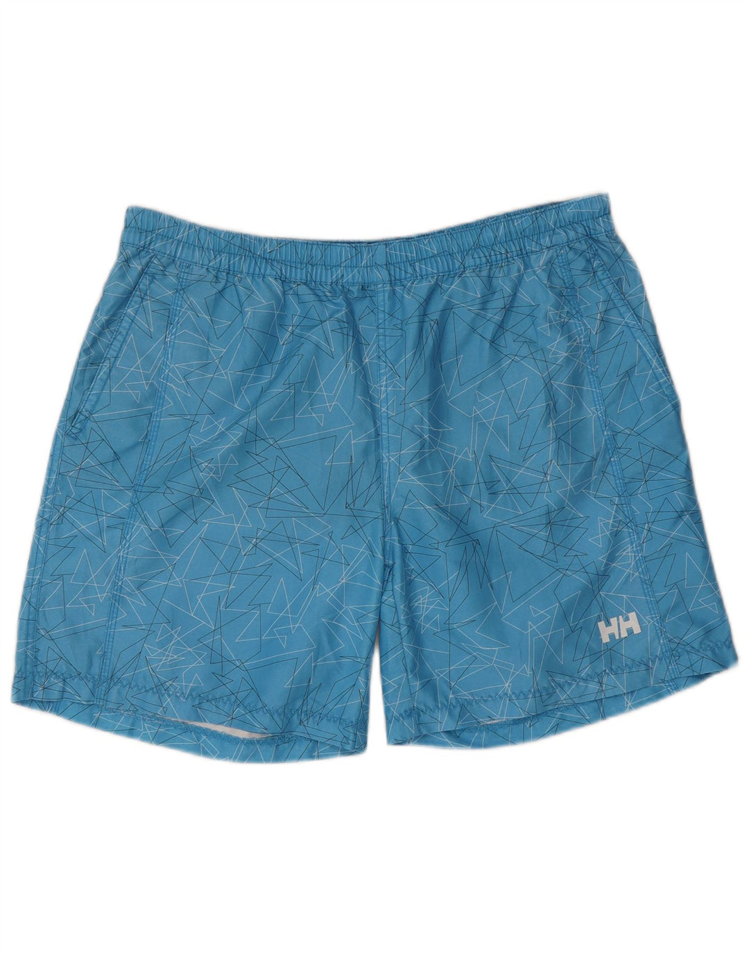 Shorts de natação masculino Helly Hansen XL poliéster geométrico azul