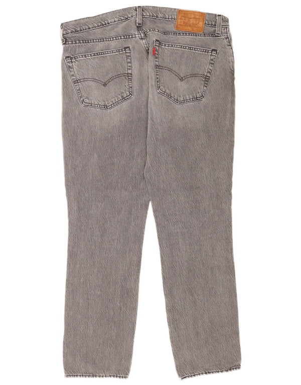 Calça Jeans Levis 511 Slim Masculina W36 L30 Cinza Algodão