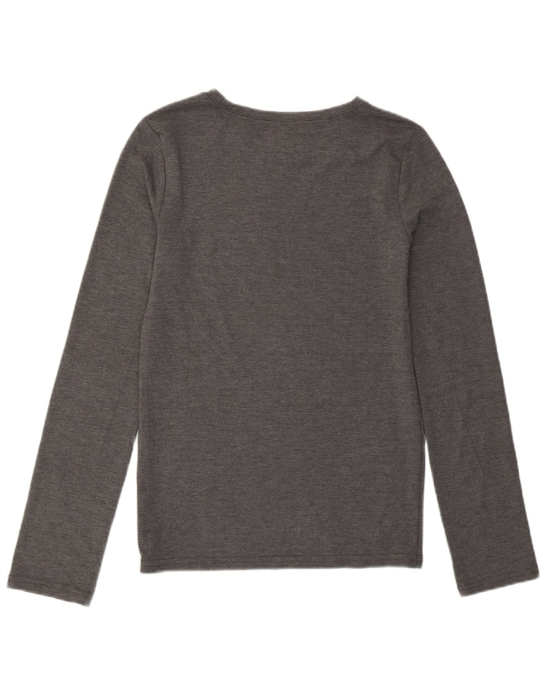 Russell Athletic Girls Top manga longa 14-15 anos XL cinza poliéster moderno