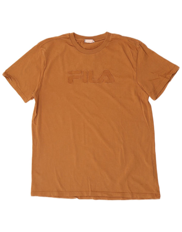 Camiseta masculina Fila Graphic Top XL algodão bege
