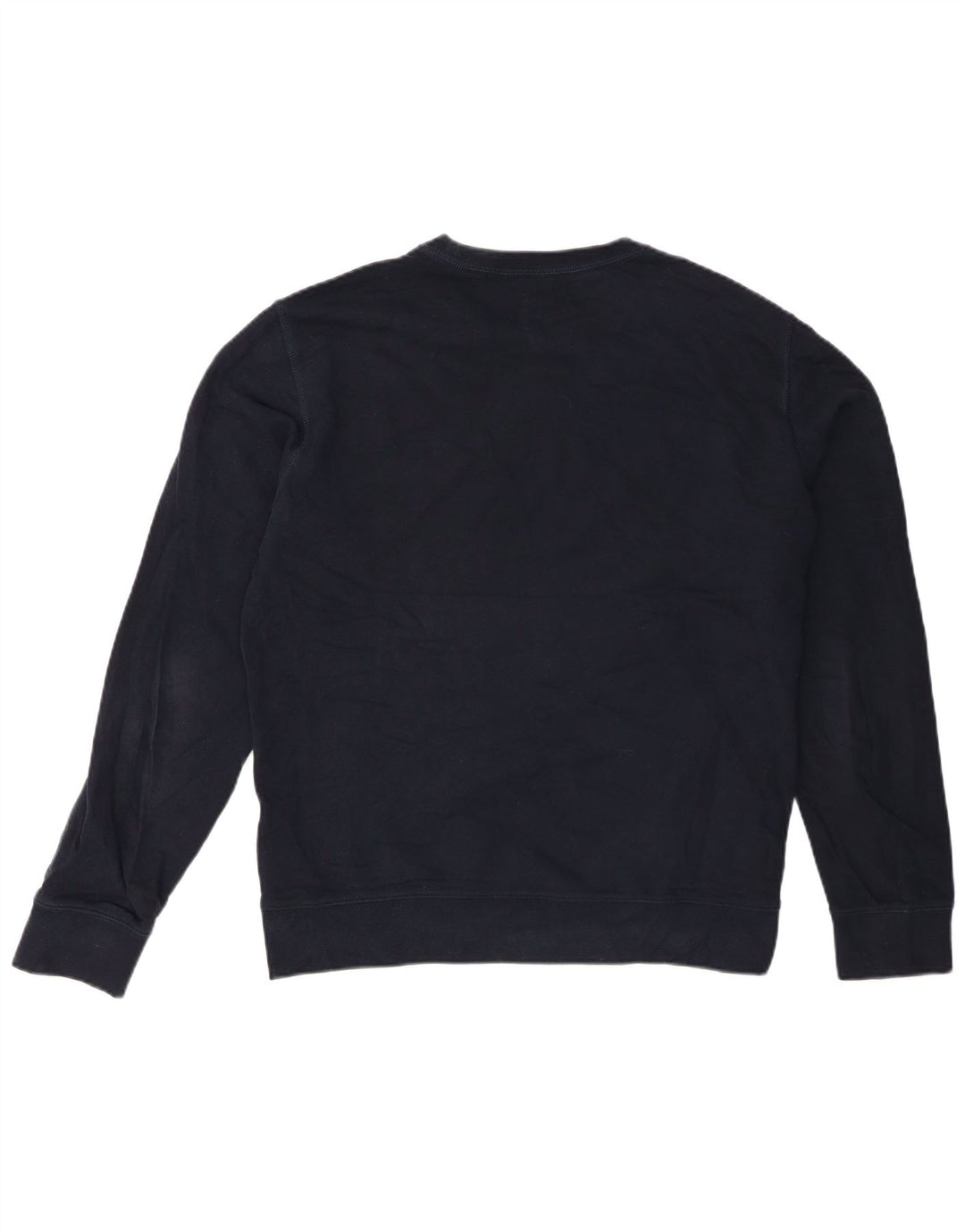 Suéter masculino Marks & Spencer grande algodão azul marinho