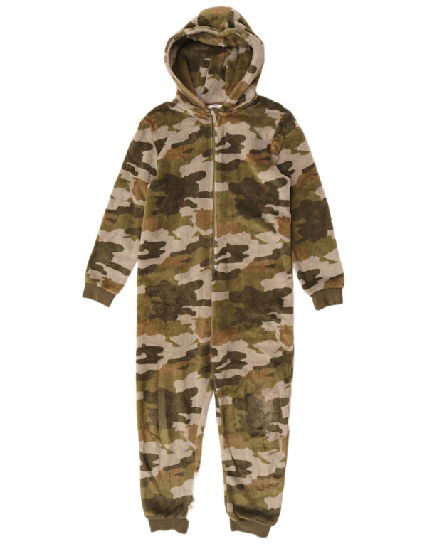 Macacão de manga comprida para meninos Marks & Spencer 11-12 anos camuflagem cáqui