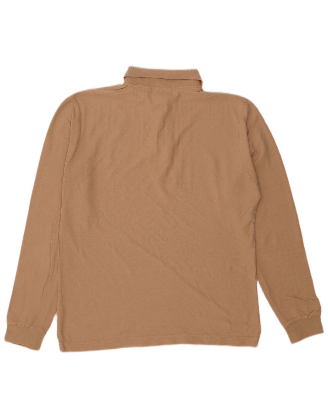 Camisa polo masculina Fila manga comprida algodão bege médio
