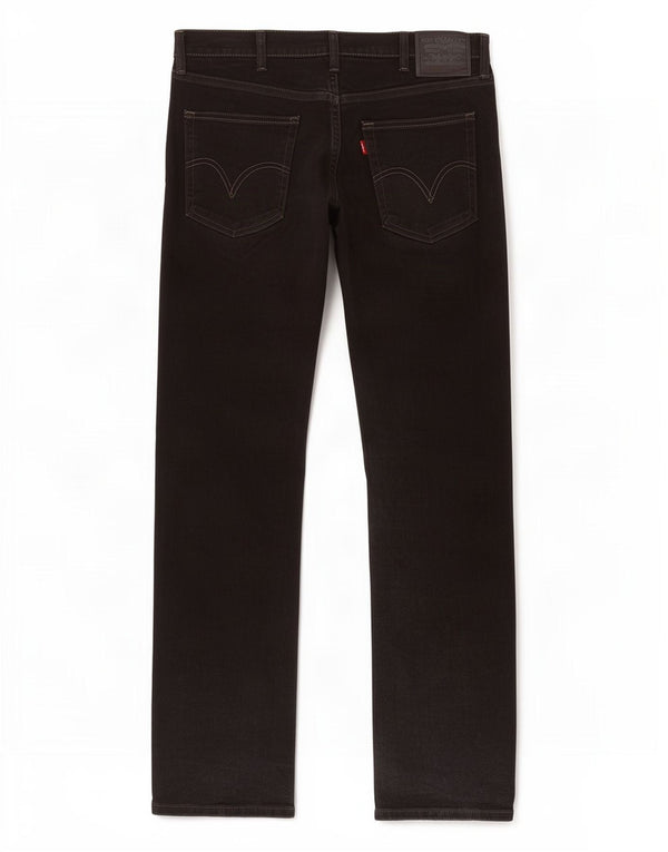 Levi's Masculino 514 Straight Jeans W38 L32 Algodão Preto