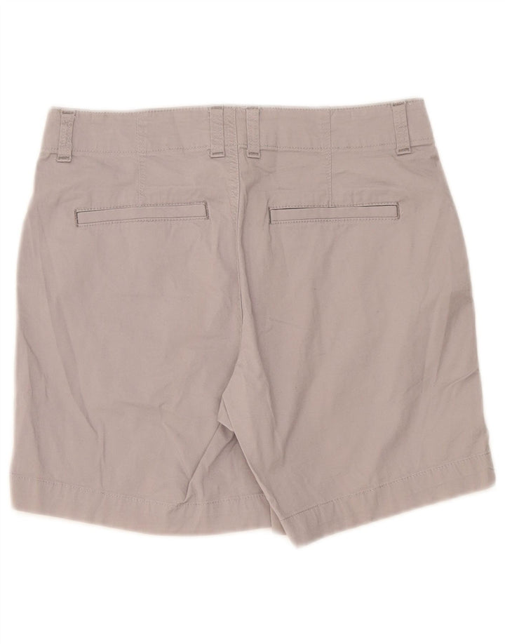 Lee Womens Chino Shorts US 6 Médio W32 Algodão Cinza