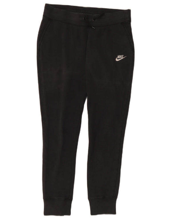 Calça de treino feminina Nike Joggers UK 14 médio preto algodão