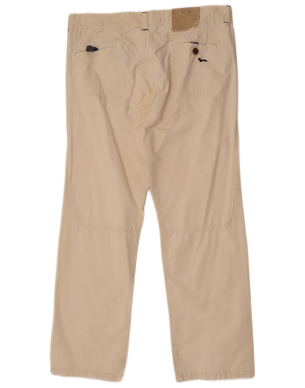 Calça casual reta masculina Harmont & Blaine IT 54 2XL W36 L30 branca