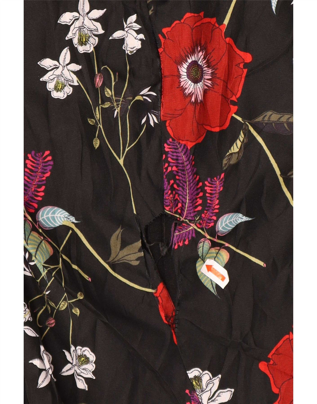 Jaqueta Blazer Feminina Desigual com 1 Botão EU 40 Médio Preto Floral Poliéster