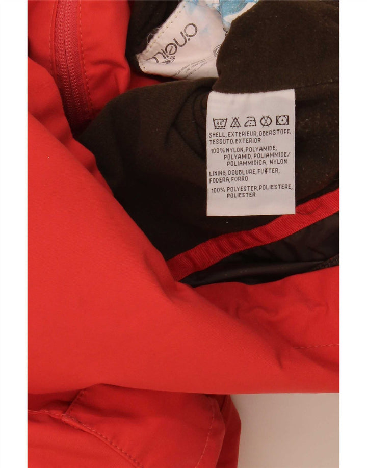 Jaqueta corta-vento feminina O'Neill Reino Unido 10 pequeno nylon vermelho