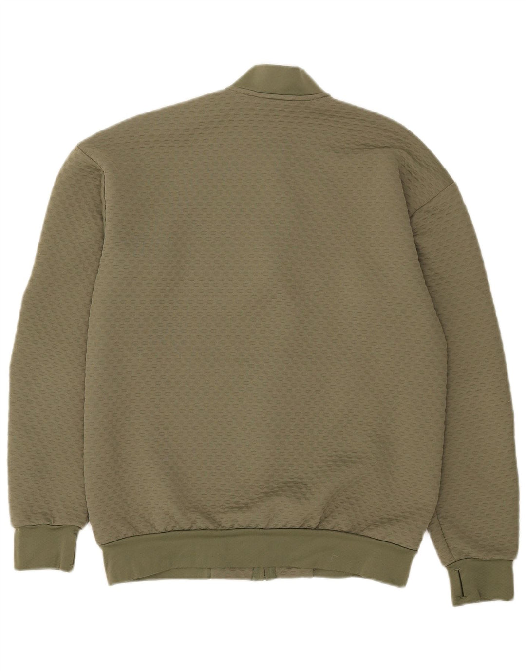 Adidas Mens Graphic Tracksuit Top Jacket Médio Cáqui Poliéster