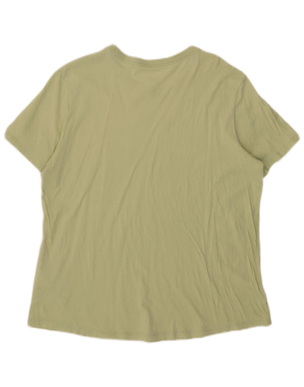 Camiseta Nike masculina gráfica top grande algodão verde