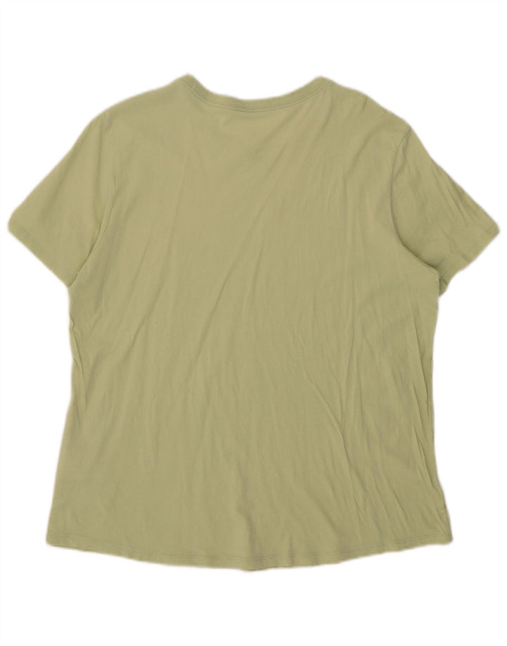Camiseta Nike masculina gráfica top grande algodão verde