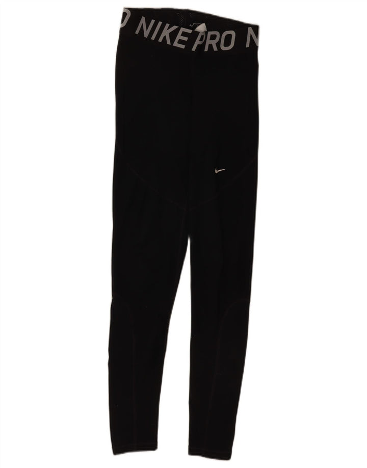 Leggings Nike Femininas Pequenas Poliéster Preto Preto