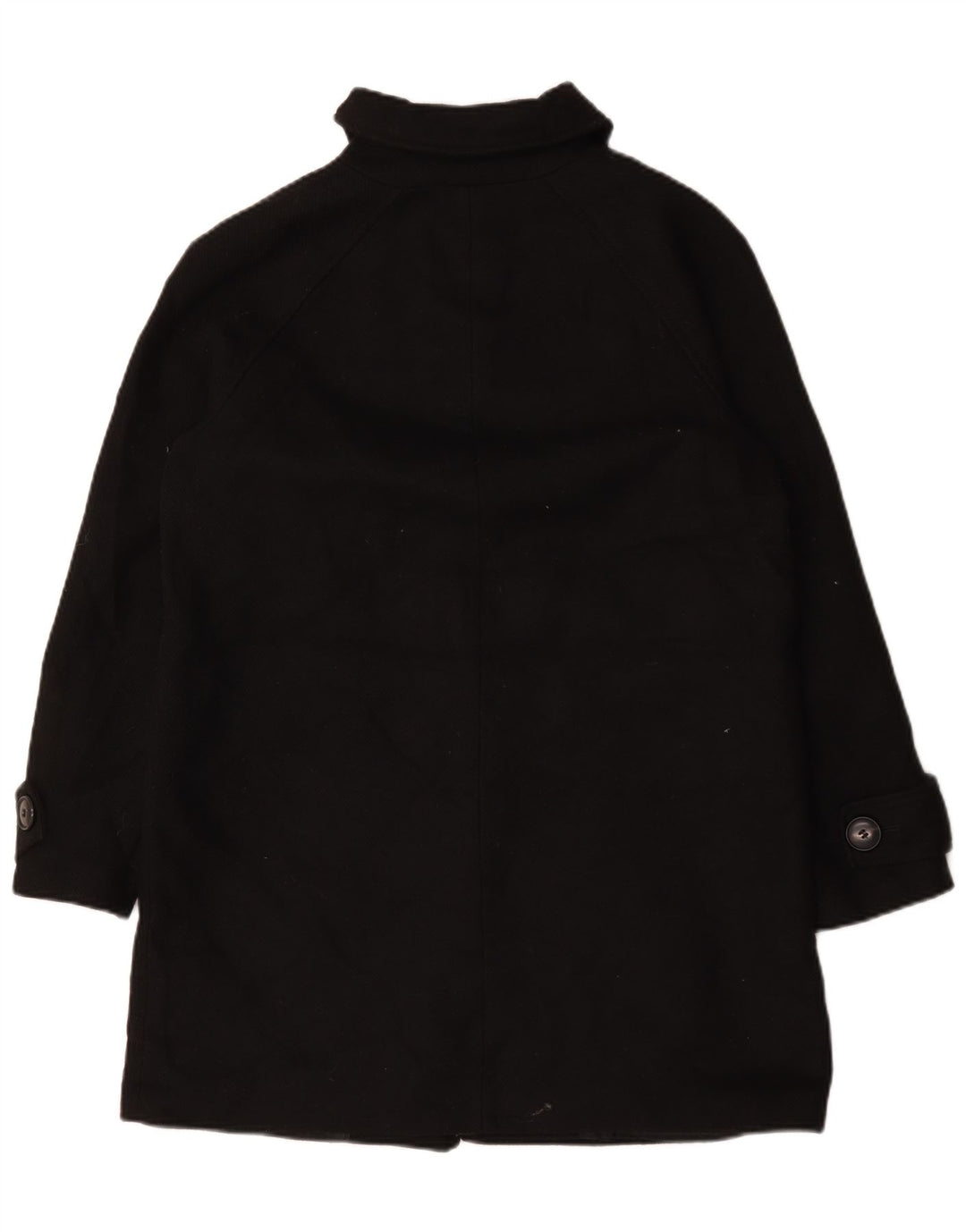 Sobretudo feminino Marks & Spencer UK 14 grande poliéster preto