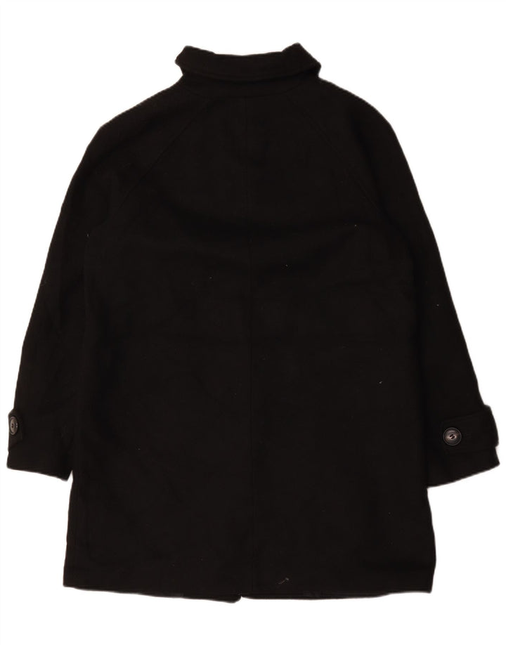 Sobretudo feminino Marks & Spencer UK 14 grande poliéster preto