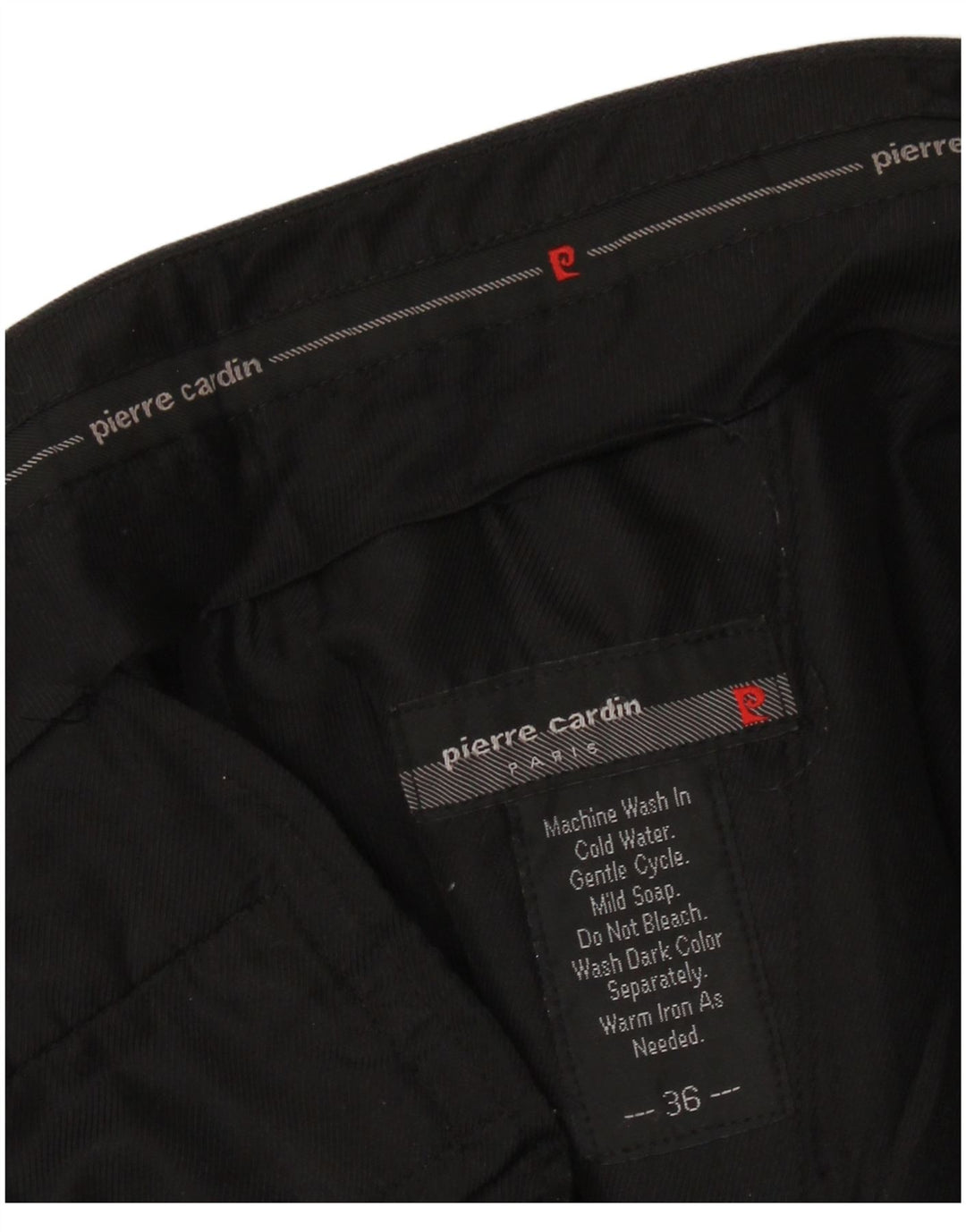 Calça Chino Masculina PIERRE CARDIN W36 L26 Cinza