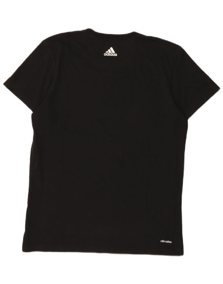 Camiseta Adidas Masculina Climalite Graphic Top Médio Algodão Preto