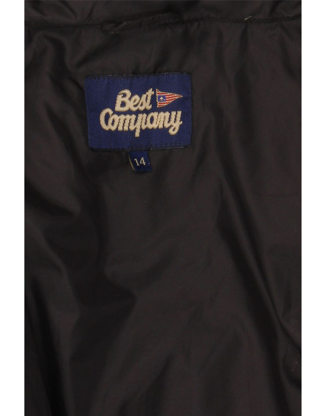 Colete feminino acolchoado grande BEST COMPANY Reino Unido 14 grande preto