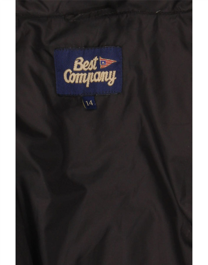 Colete feminino acolchoado grande BEST COMPANY Reino Unido 14 grande preto