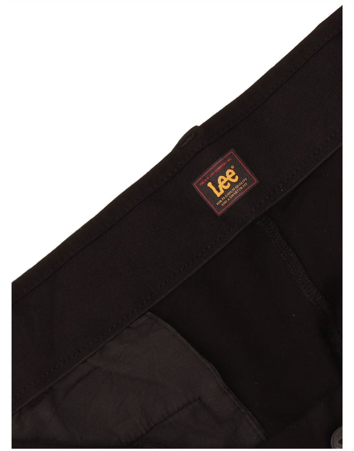 Calças cortadas masculinas Lee W44 L26 pretas