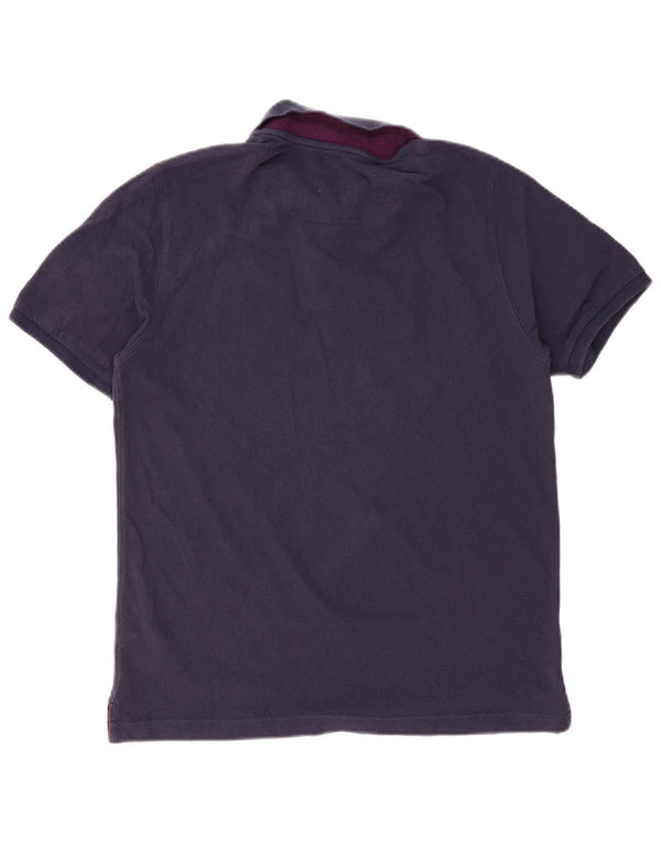 Camisa polo masculina JOULES Classic Fit médio algodão azul marinho