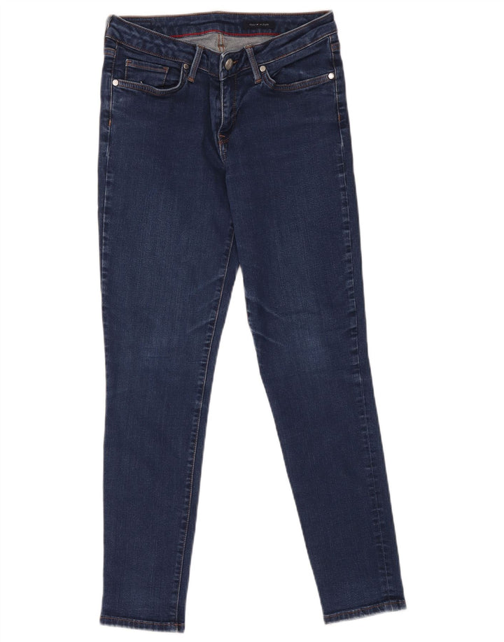Jeans skinny feminino Tommy Hilfiger W28 L30 azul marinho poliéster