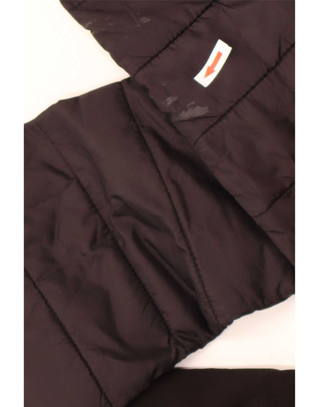 Jaqueta masculina acolchoada com capuz Ellesse UK 36 pequena preta nylon