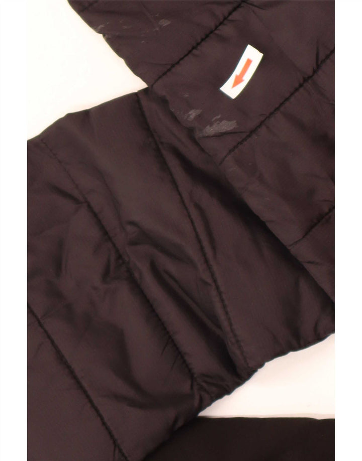Jaqueta masculina acolchoada com capuz Ellesse UK 36 pequena preta nylon