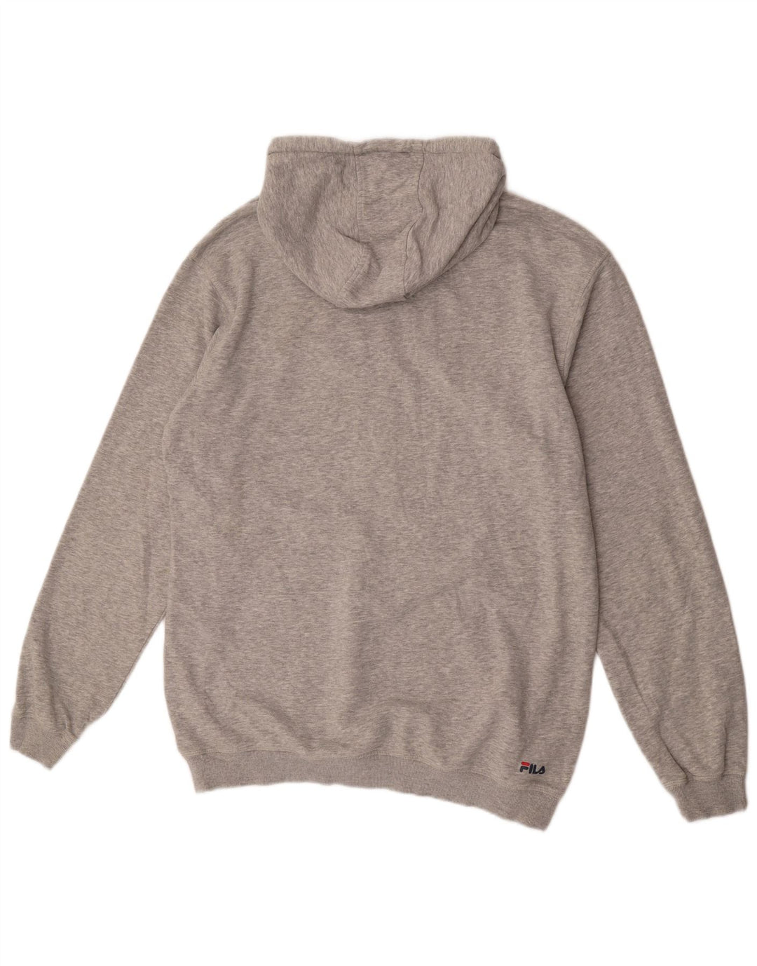 Fila Mens Graphic Hoodie Jumper XL Cinza Algodão
