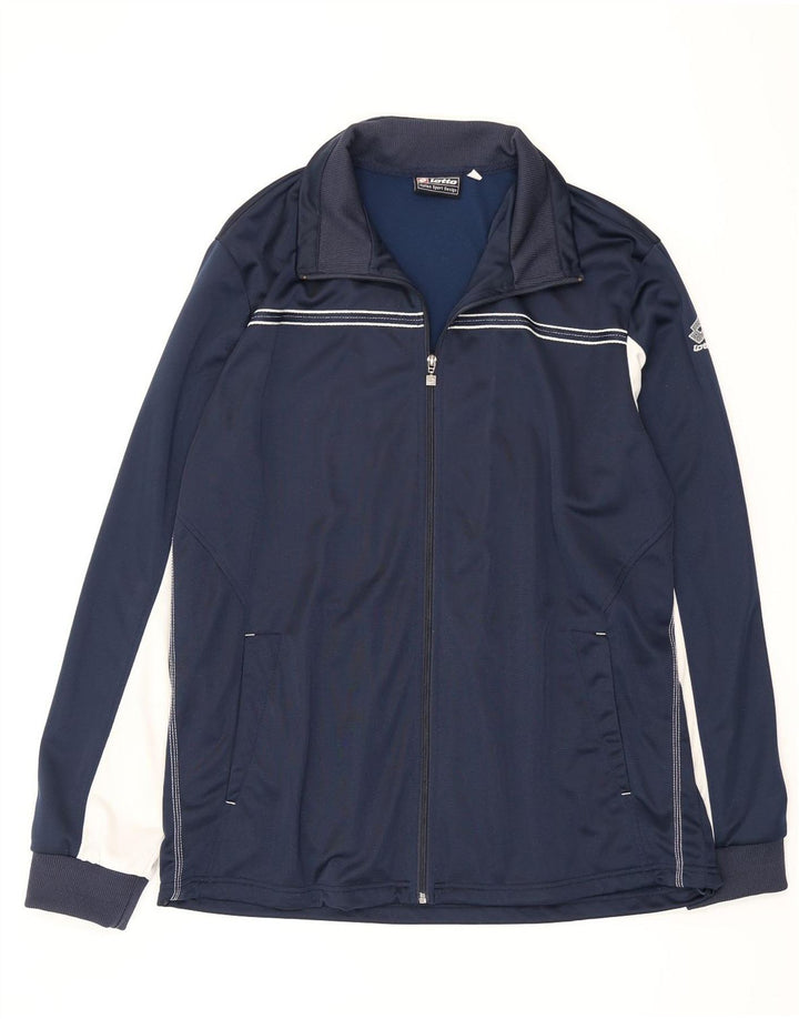Lotto Mens Treino Top Jacket 3XL Azul Marinho Colourblock Poliéster