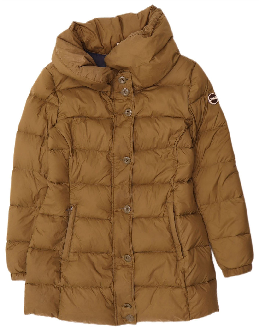 Casaco acolchoado feminino Colmar UK 14 grande poliamida cáqui