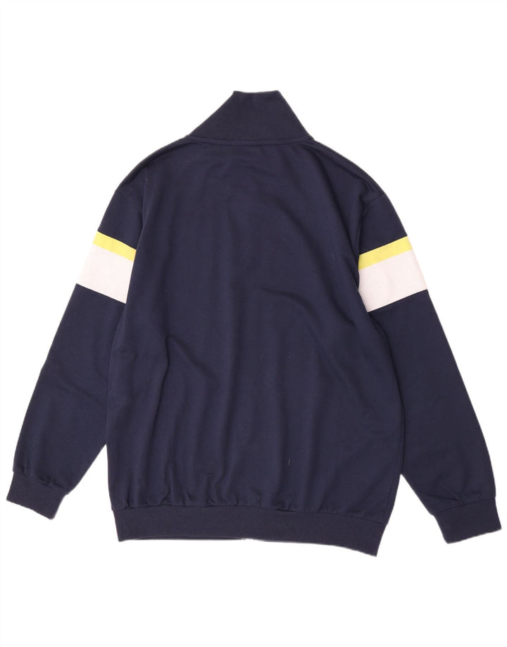 Jaqueta Kappa masculina de agasalho 2XL azul marinho bloco colorido