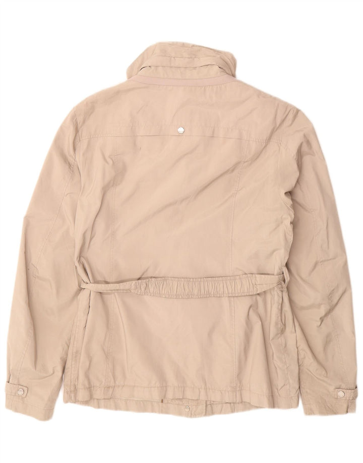 Jaqueta Geox Feminina Respira Utility UK 14 Grande Poliéster Bege