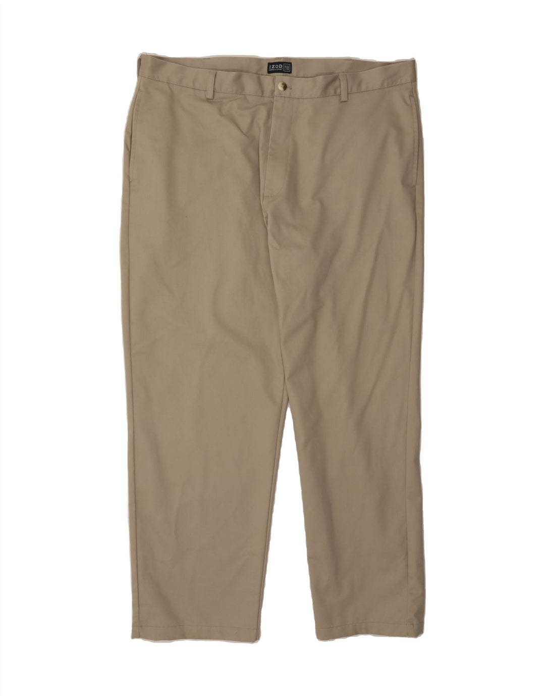 IZOD Mens Straight Chino Trousers W42 L32 Beige Cotton Vintage Izod and Second-Hand Izod from Messina Hembry 