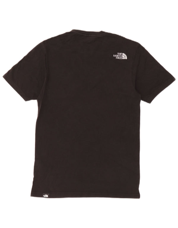 Camiseta gráfica masculina The North Face XS algodão preto