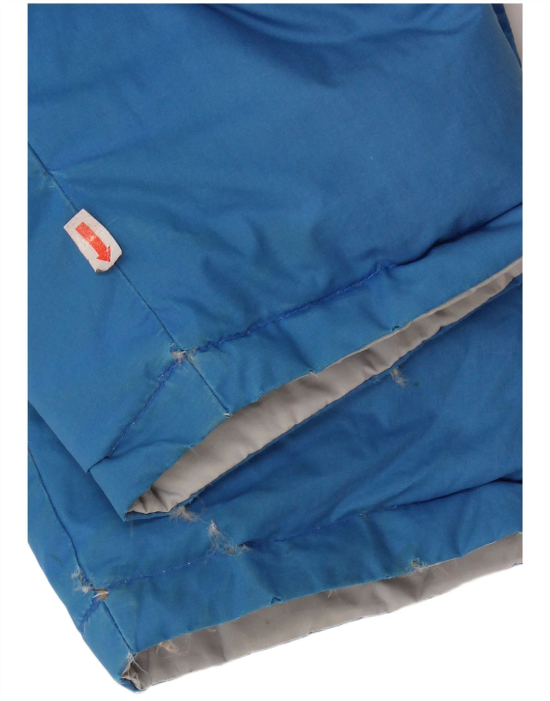 Jaqueta acolchoada reversível com capuz masculino Diadora UK 40 poliéster azul grande