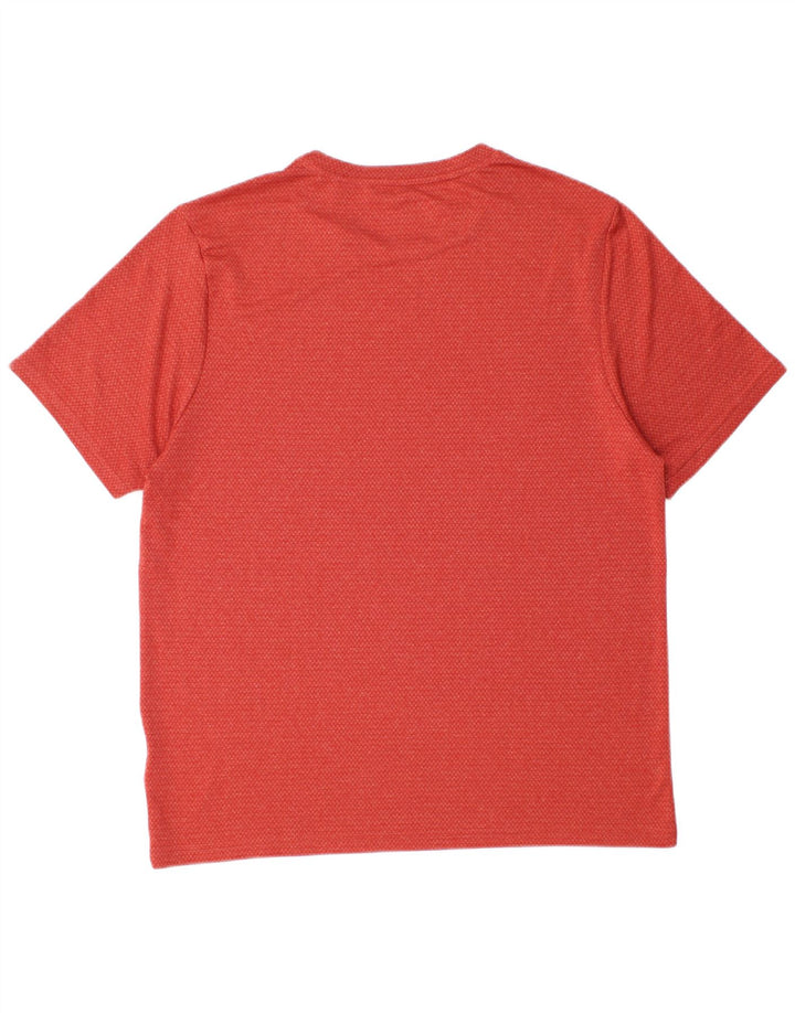 Camiseta masculina Reebok Top grande poliéster vermelho