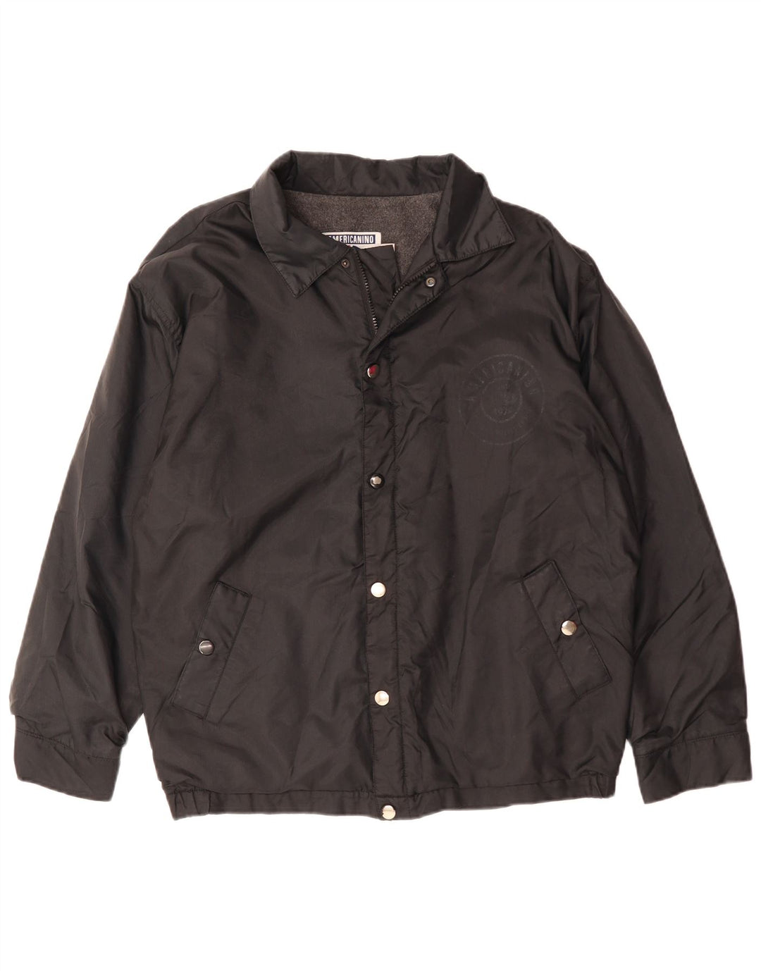 Jaqueta corta-vento masculina Americanino UK 40 grande preta