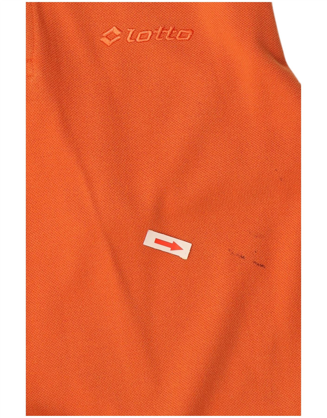 Camisa polo masculina Lotto algodão laranja médio