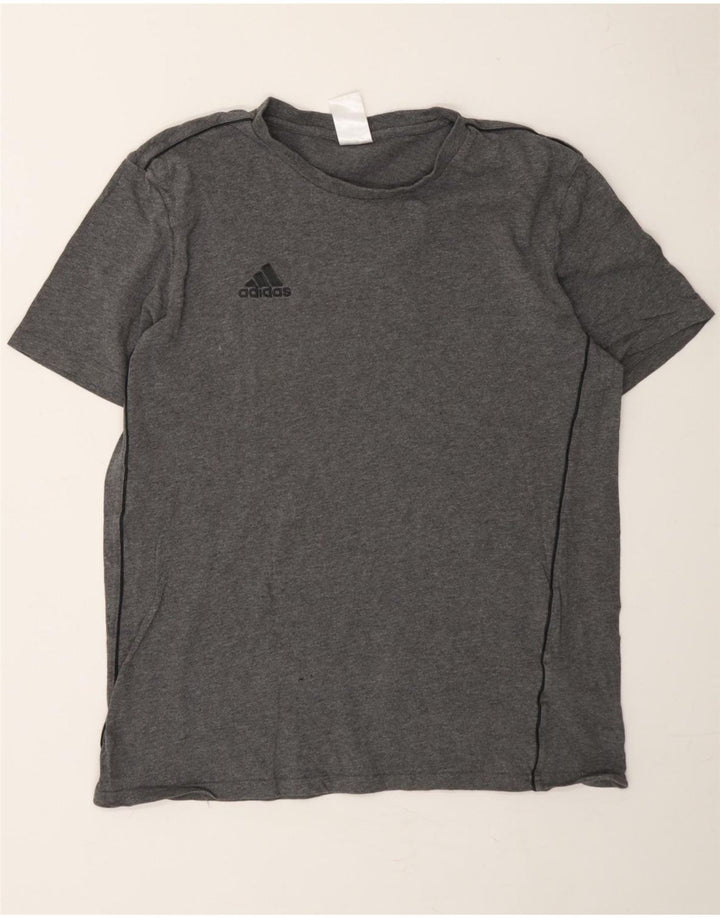 ADIDAS Mens T-Shirt Top Large Grey Cotton Vintage Adidas and Second-Hand Adidas from Messina Hembry 