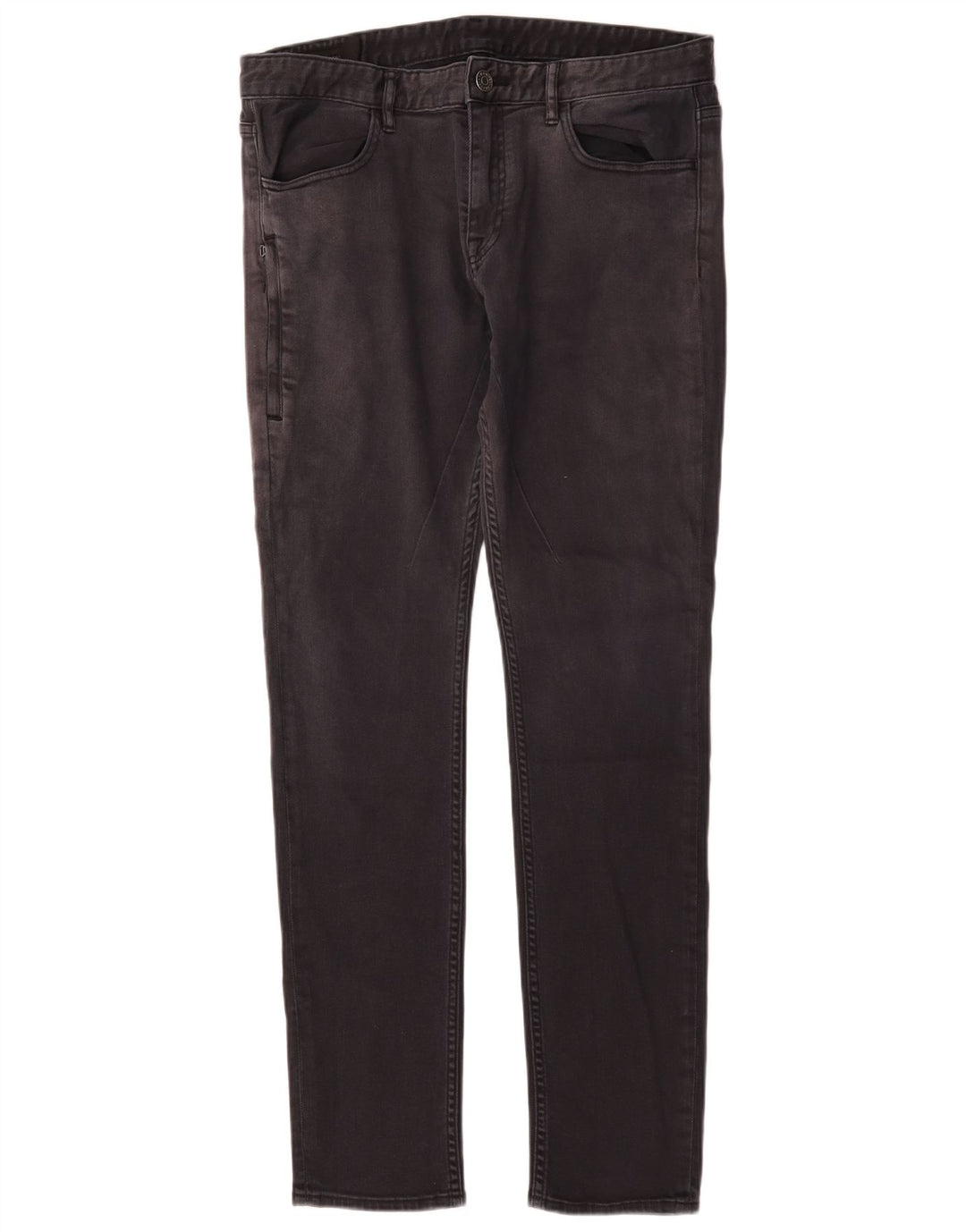 Armani Exchange Mens Jeans Slim W34 L33 Algodão Preto