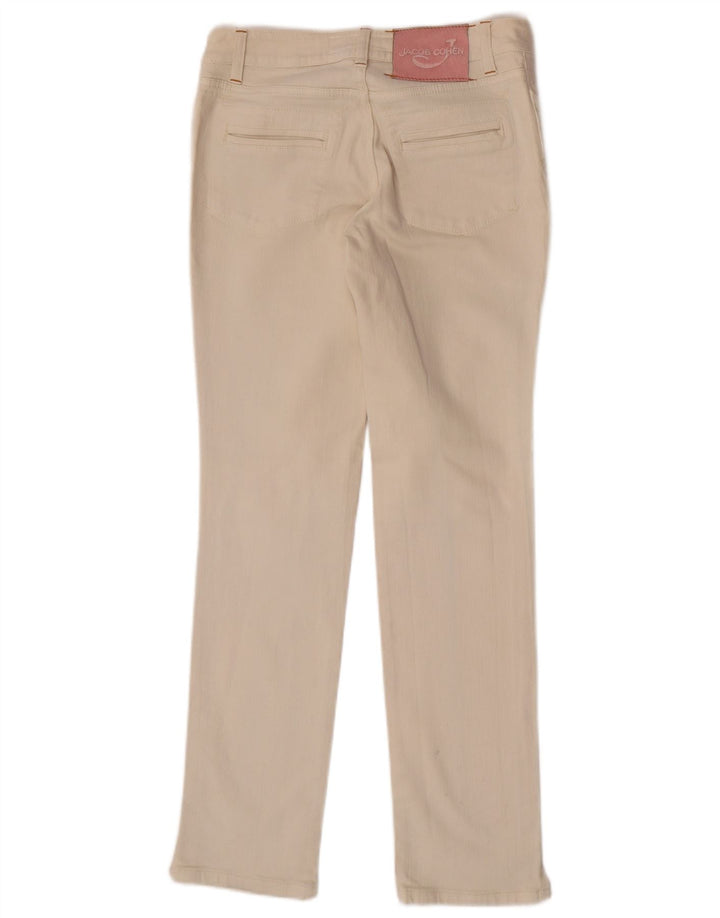 Jacob Cohen Jeans Slim Feminino W28 L30 Algodão Bege