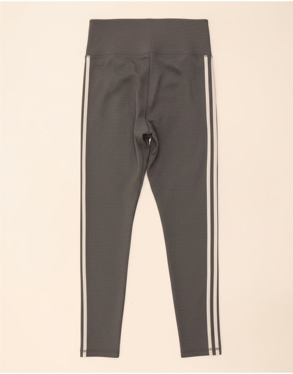 Leggings Adidas Climalite Feminina UK 12/14 Cinza Médio Poliéster