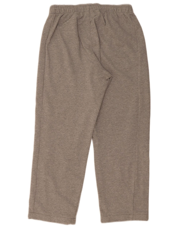 Adidas Mens Climalite Calças de treino cinza médio algodão