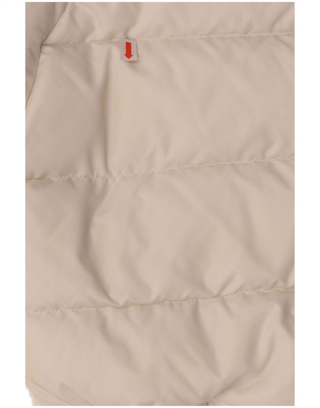 Jaqueta acolchoada com capuz para meninas MONCLER 5-6 anos nylon branco