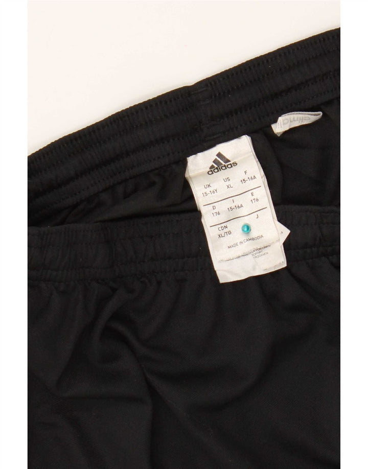 Calções desportivos Adidas Boys Climalite 15-16 anos preto poliéster