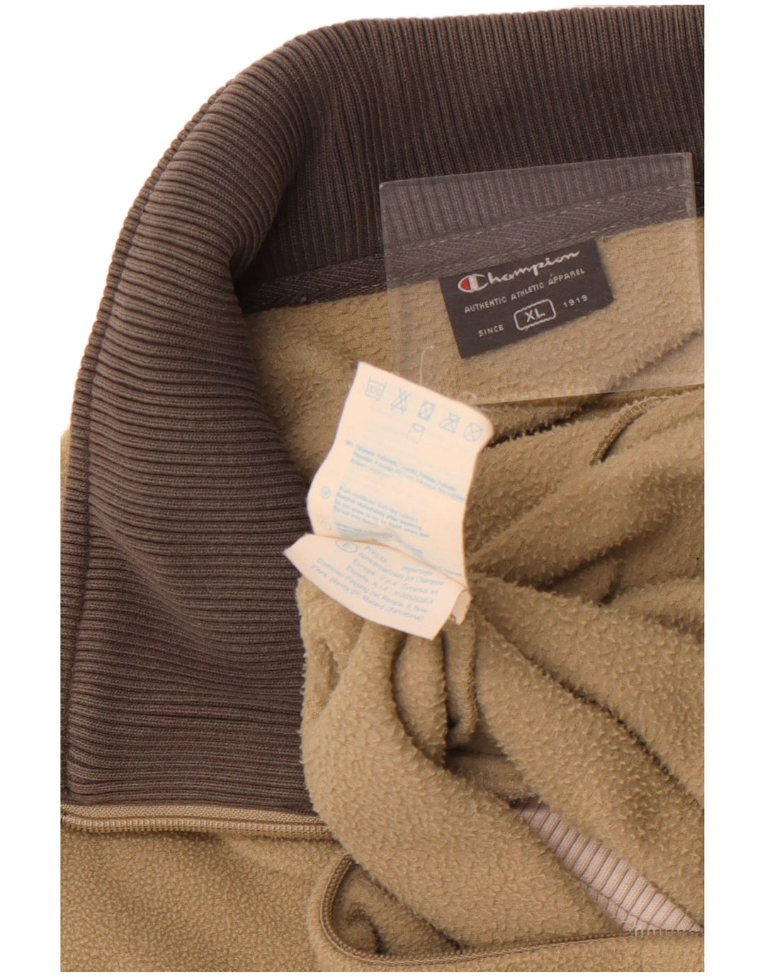 Jaqueta de lã feminina Champion UK 18 XL Khaki Colourblock Poliéster