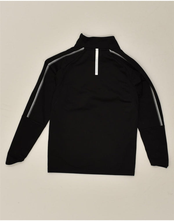 Pulôver PUMA Boys Graphic Zip Neck Top de treino 7-8 anos pequeno preto