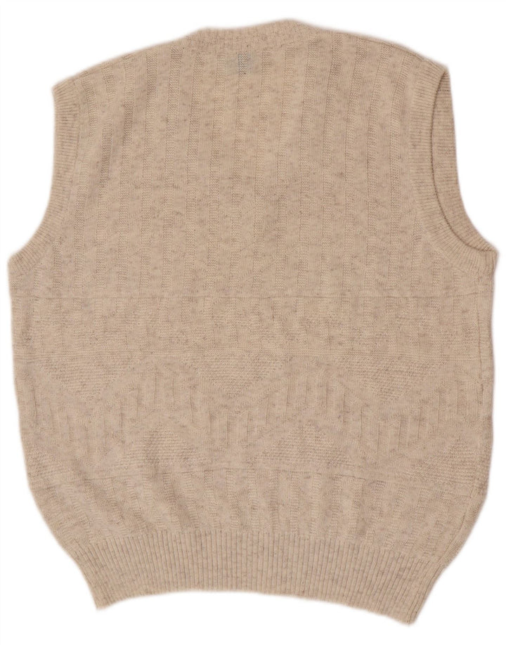 C&A Mens Canda Vest Regata Médio Algodão Bege