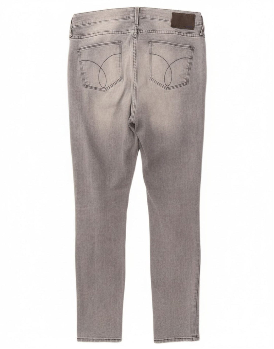Calça jeans feminina CALVIN KLEIN W29 L28 algodão cinza